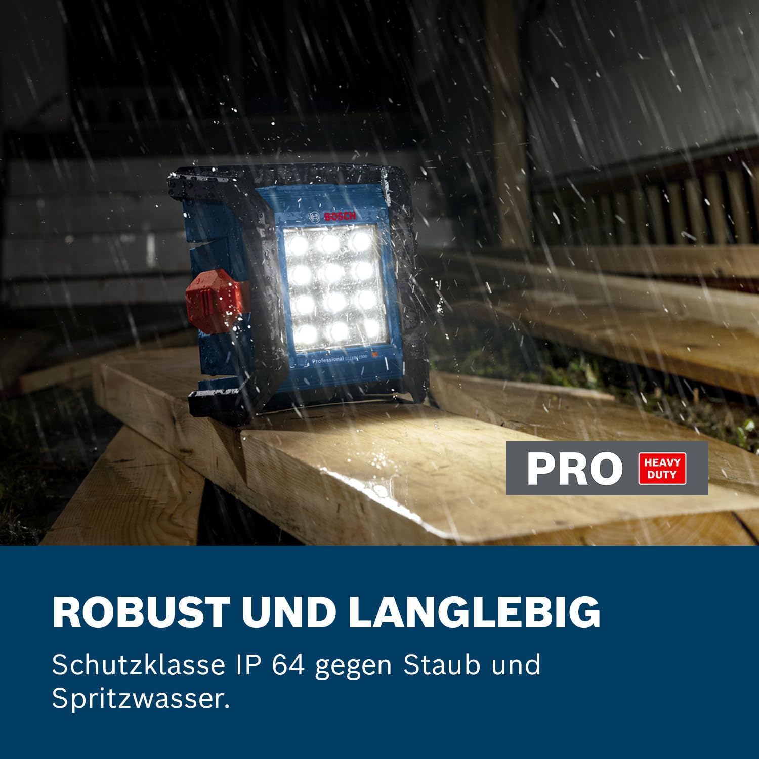 Bosch PRO 18V System Akku-Leuchte GLI18V-1500 (ohne Akku)