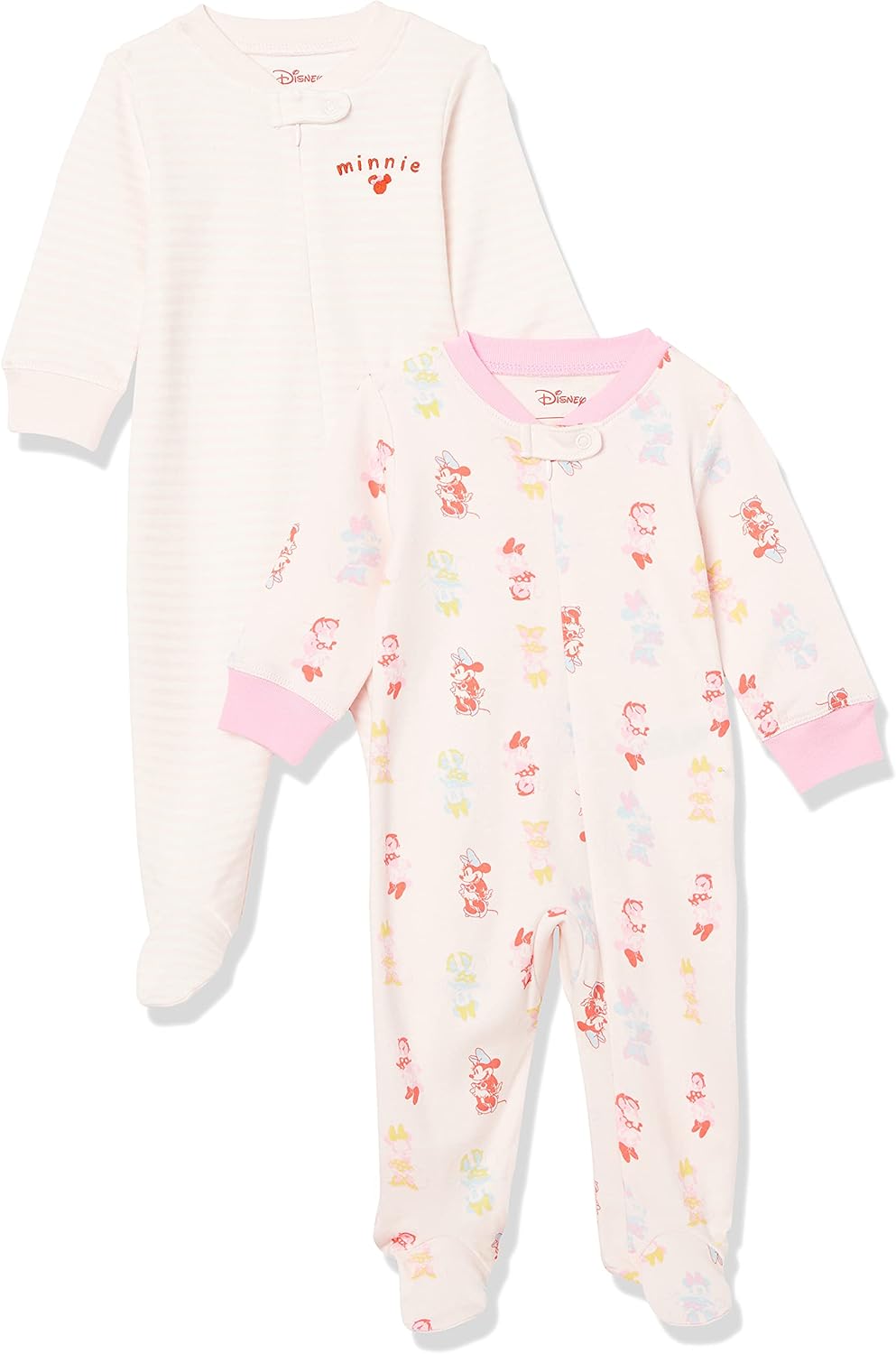 Amazon Essentials Disney Star Wars Marvel Baby Cotton Footed Sleep and Play Sleepers Unisex bebé