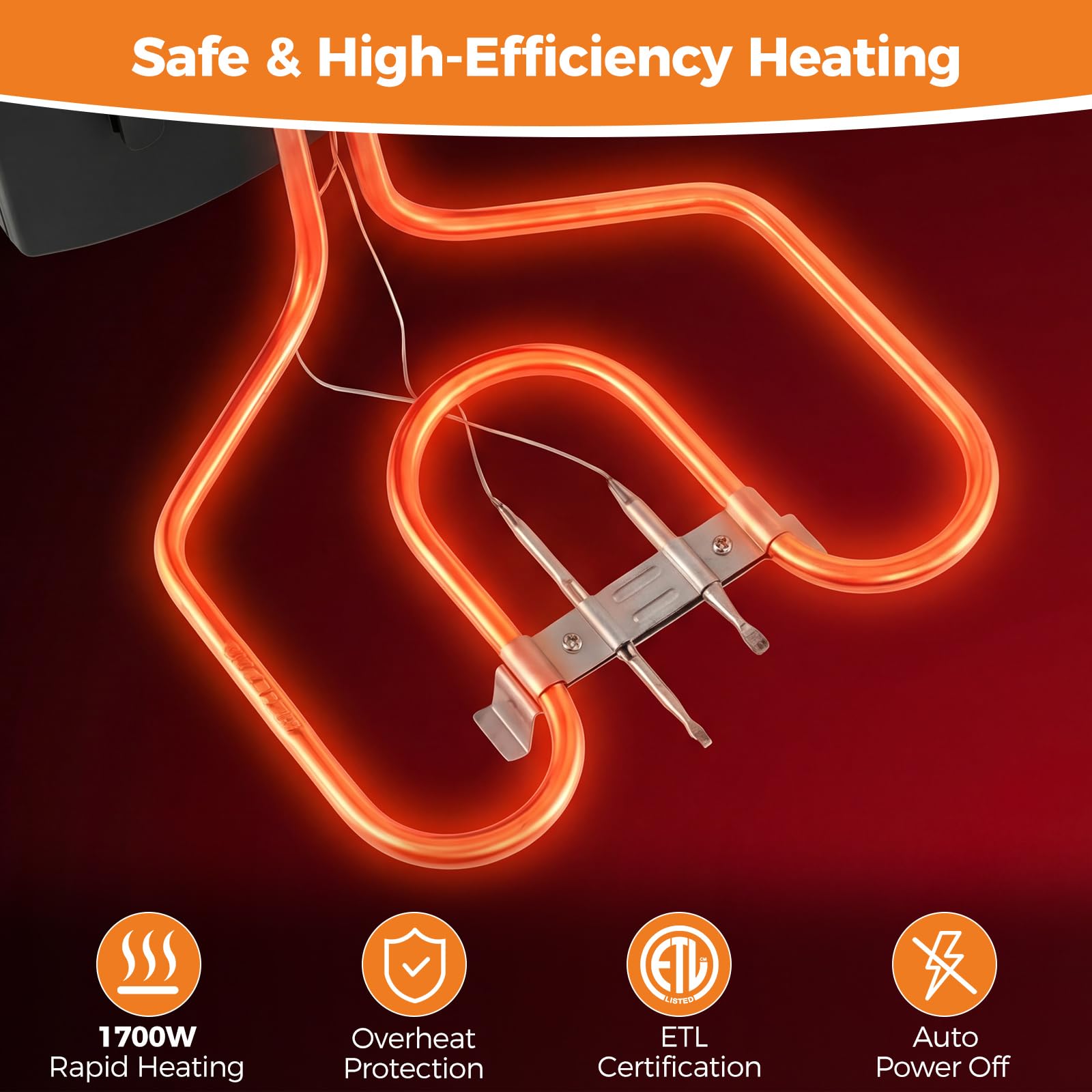 GIANTEX Freidora eléctrica de 2000 W con gran capacidad de 5 L, control de temperatura ajustable, 3 cestas desmontables, tapa con zona de visualización transparente, ideal para familias