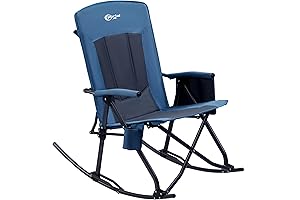 PORTAL 1 Oversized Padded High Back UFO Rocking Chair