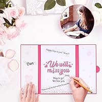 Vista 2 de Farewell Guest Book, Farewell Party Decoration Signature Book, Beautiful Farewell Gifts for Coworkers or Friends, We Will Miss You Party