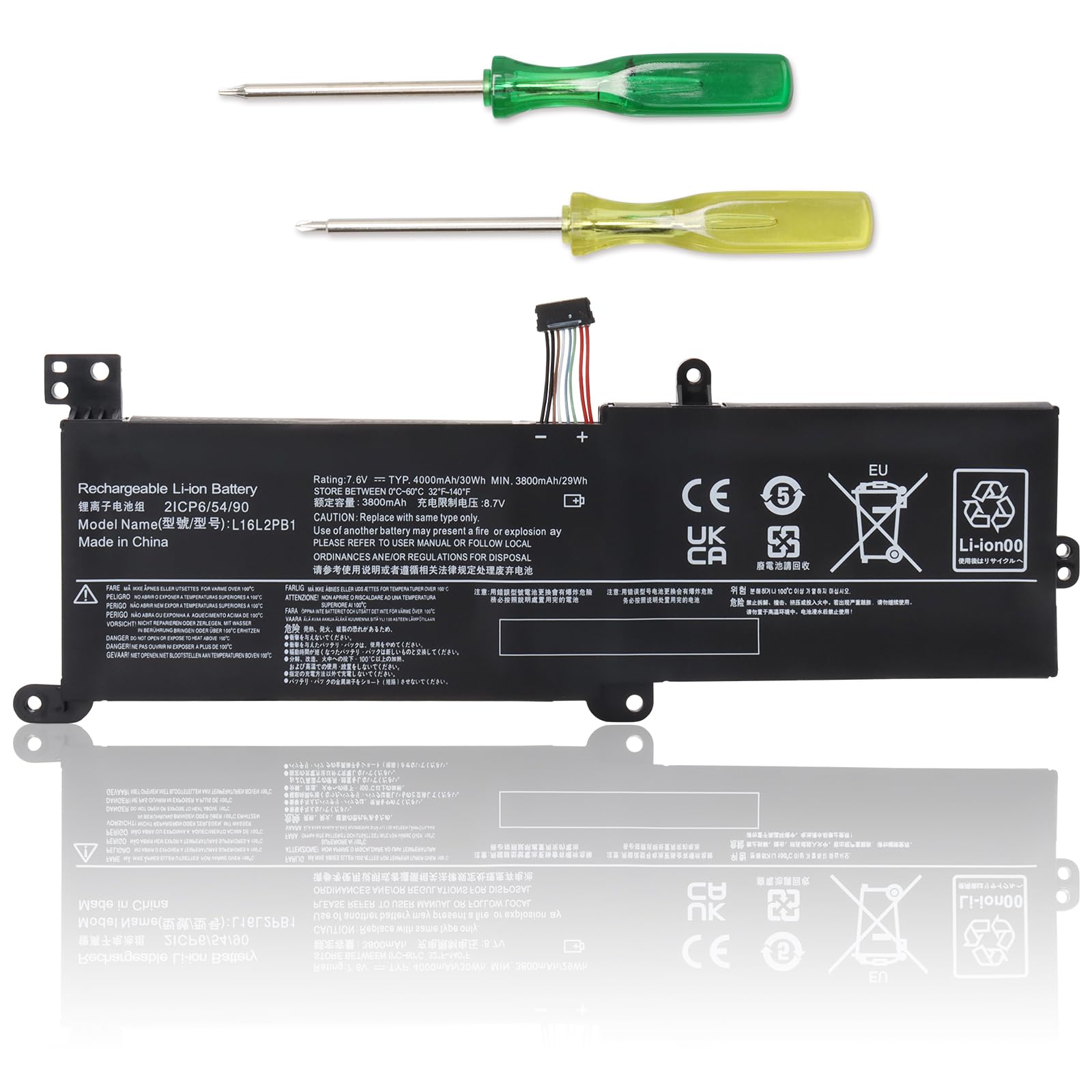 L16C2PB2 L17L2PF1 Batteria compatibile con Lenovo IdeaPad 320 330 S145 320-15abr 320-15ikb 320-17ikb 330-15ikb 330-15ast 330-17ikb S145-15iwl S145-14iwl Serie L17M2PB7 L16L2PB2 L16M2PB2