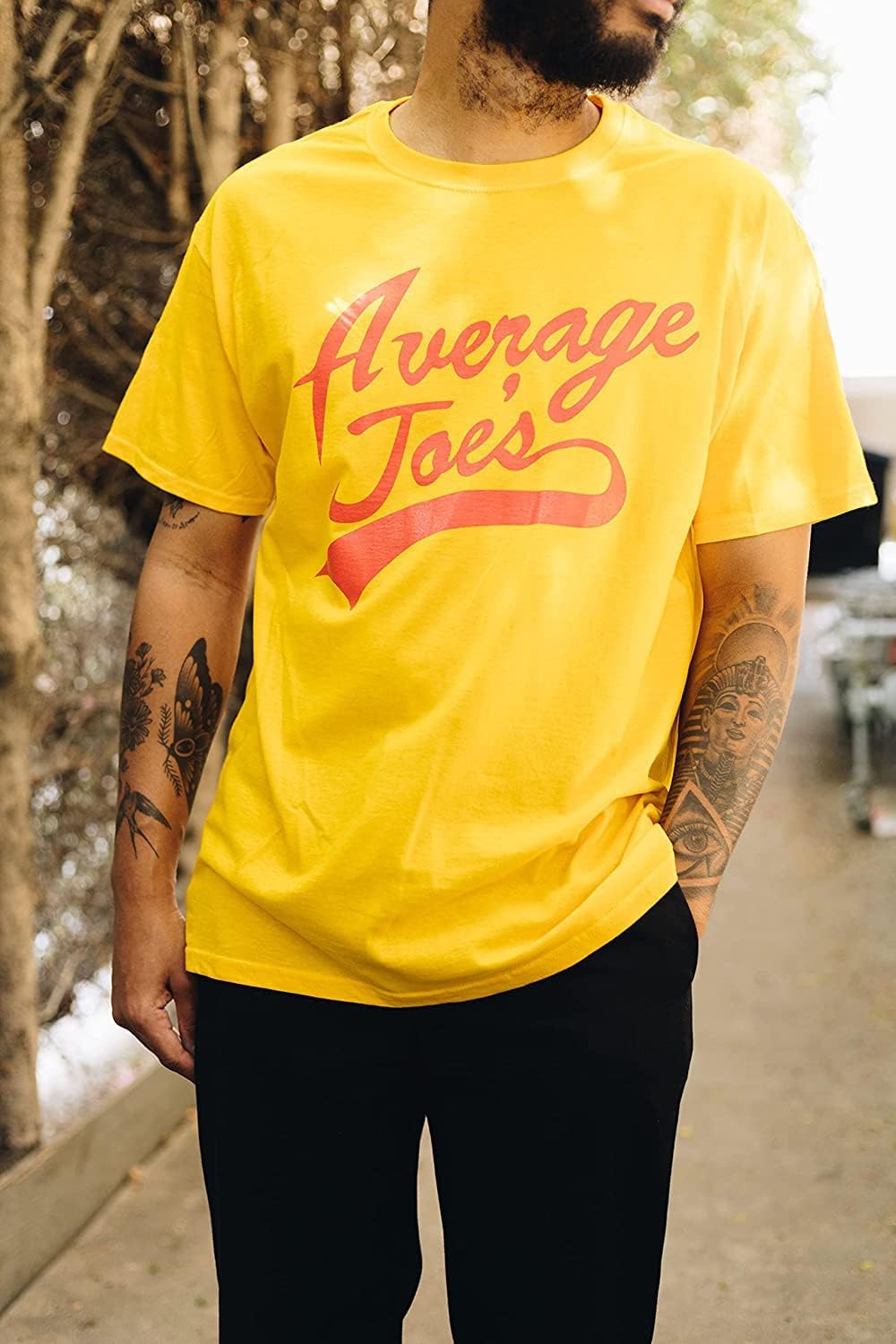 Dodgeball Average Joe's Gold Uniform Adult T-Shirt - Image 4