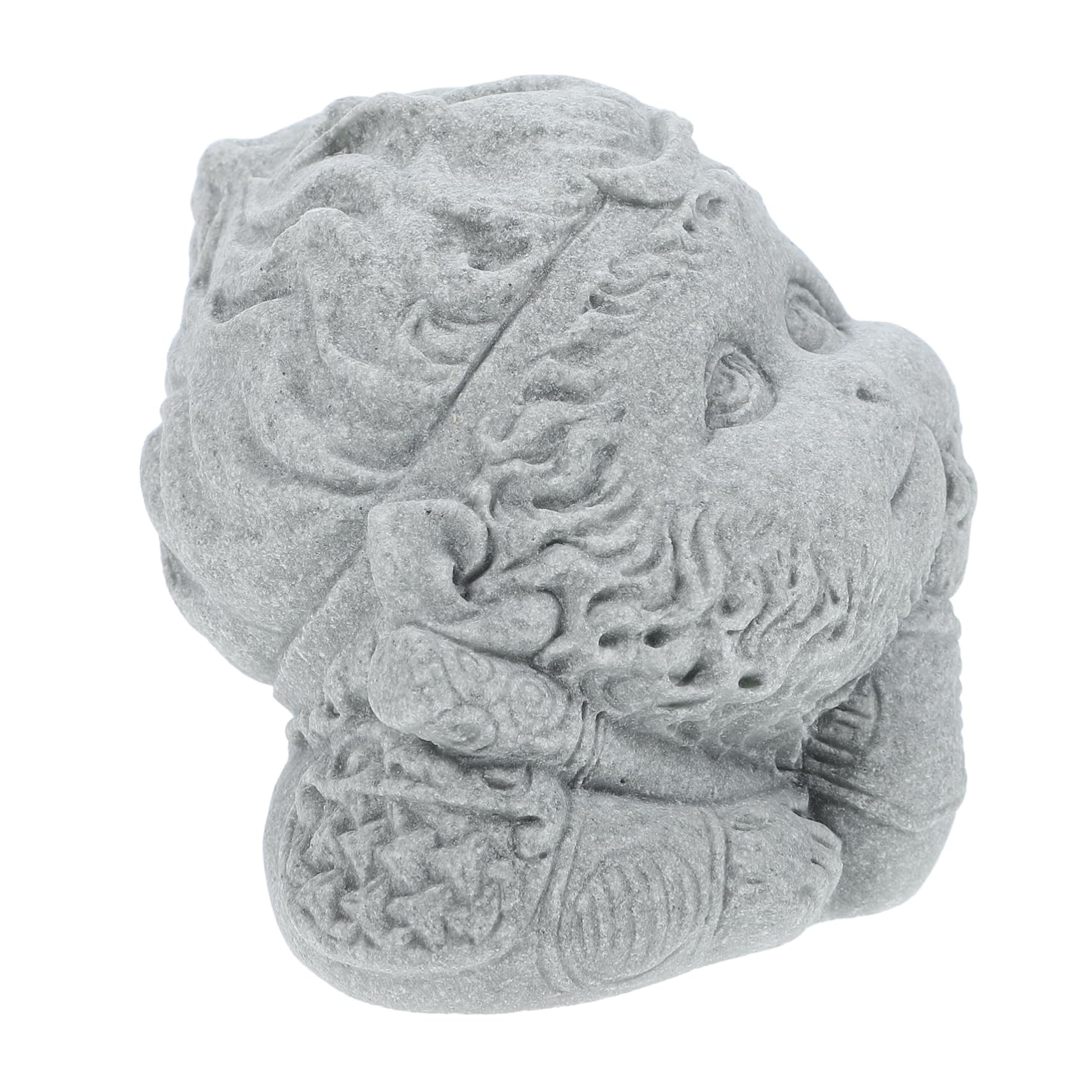 PRETYZOOM 4 Piezas Accesorios de Acuario Mini pequeñas estatuillas decoración del hogar Artificial Buda pequeña decoración del Acuario Decoraciones de Acuario Adorno de Acuario Arenisca Azul