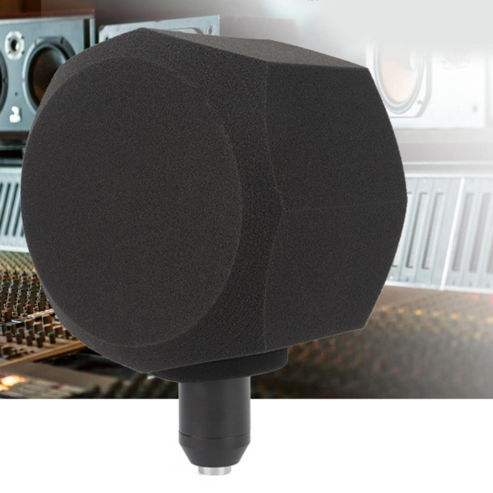 Éponge Filtre Son Panneau Acoustique Protection Pare-brise Réduction Bruit Fonction Isolant Phonique Adapté Chant Studio Domicile Salle, Octogone