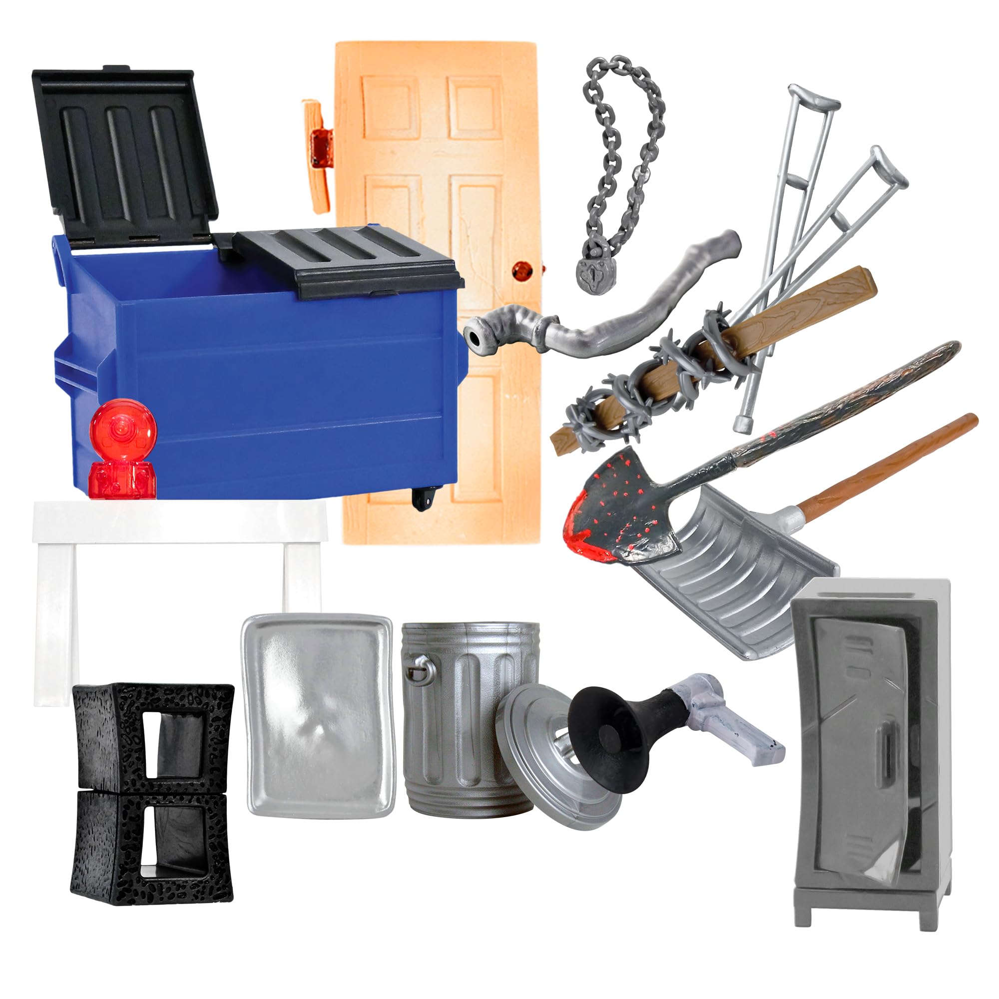 Amazon.com: Dumpster Match Accessory Set for Wrestling Figures