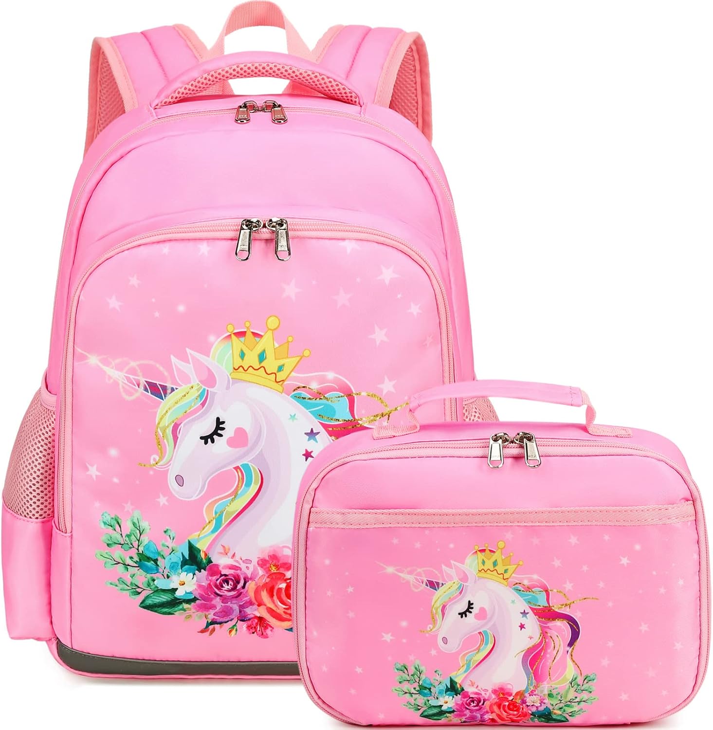 DSIUE Backpack for Girls Kids School Backpacks with Lunch
