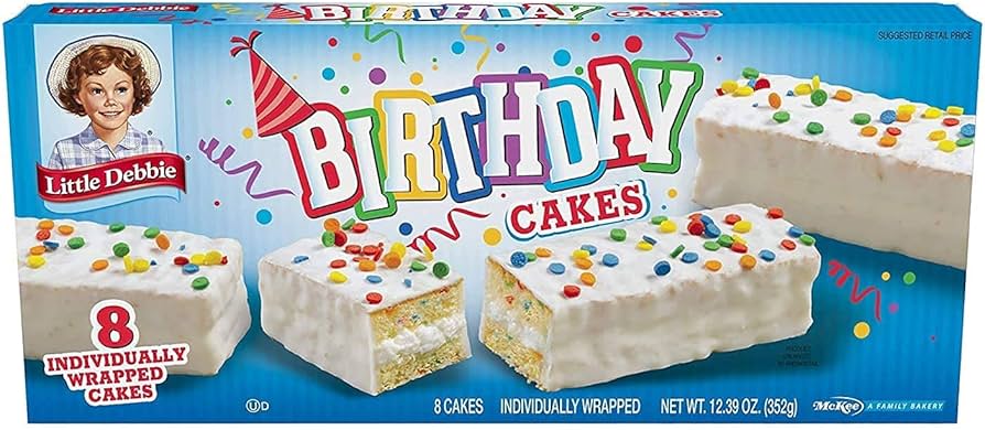 snack cake birthday