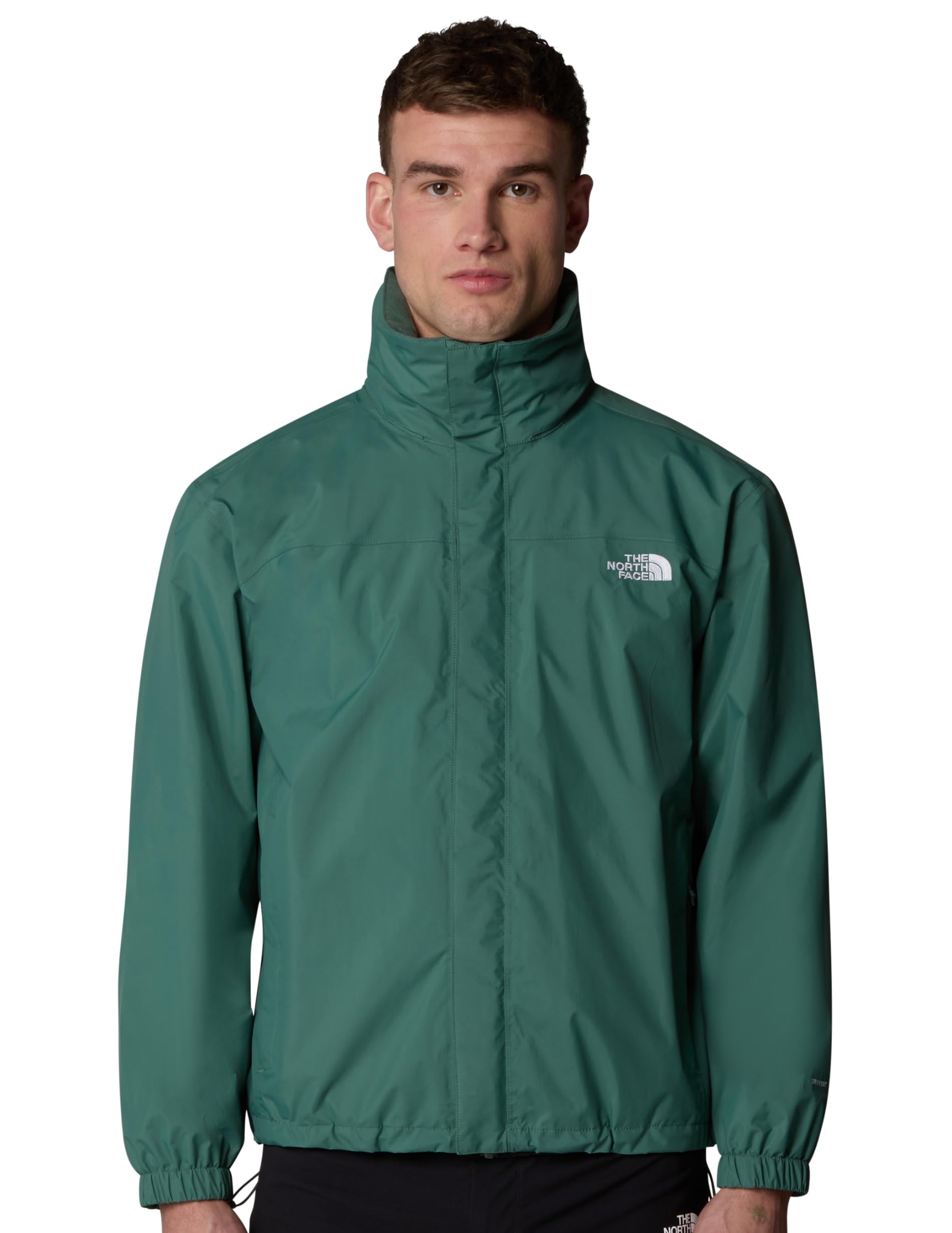 THE NORTH FACE - Resolve Jacket - Giacca da trekking impermeabile e traspirante da uomo - Duck Green, L