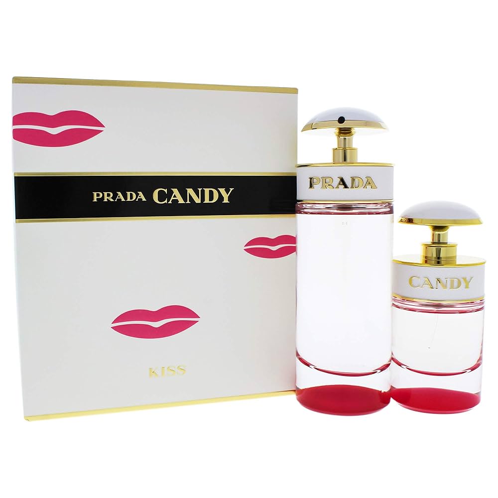 PRADA キャンディキス香水 大瓶と小瓶のセット Prada Candy & Candy Kiss MINI SPLASH DAB Eau De Parfum