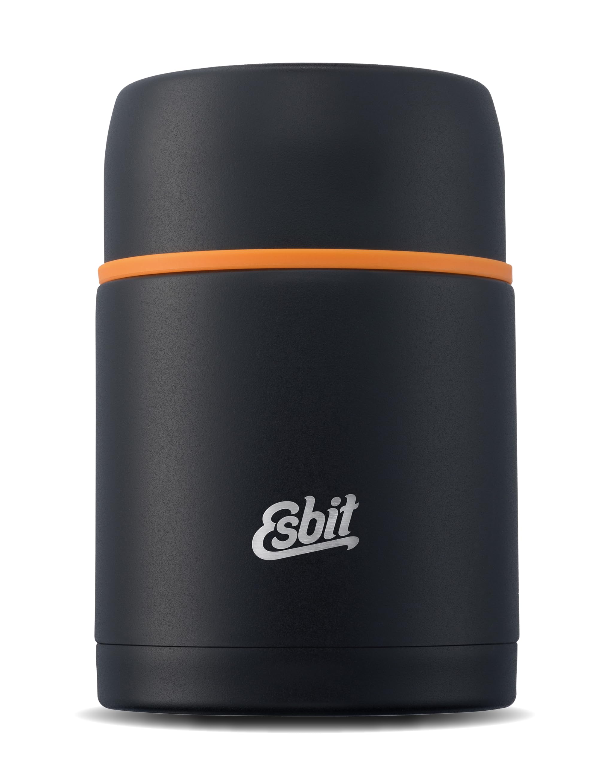 Esbit Contenitore termico classico, per alimenti, 750 ml, nero, in acciaio inox, per alimenti caldi e freddi