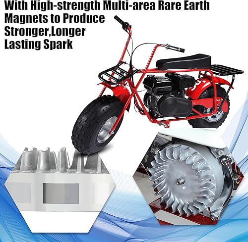 Miniatura 8 de GREHUA Volante de aluminio de 212 cc, 10 krpm, compatible con Predator 212 Non Hemi Ghost 196cc 224cc 69730 69736 6.5Hp GX160 GX200 BSP Tilly Engine
