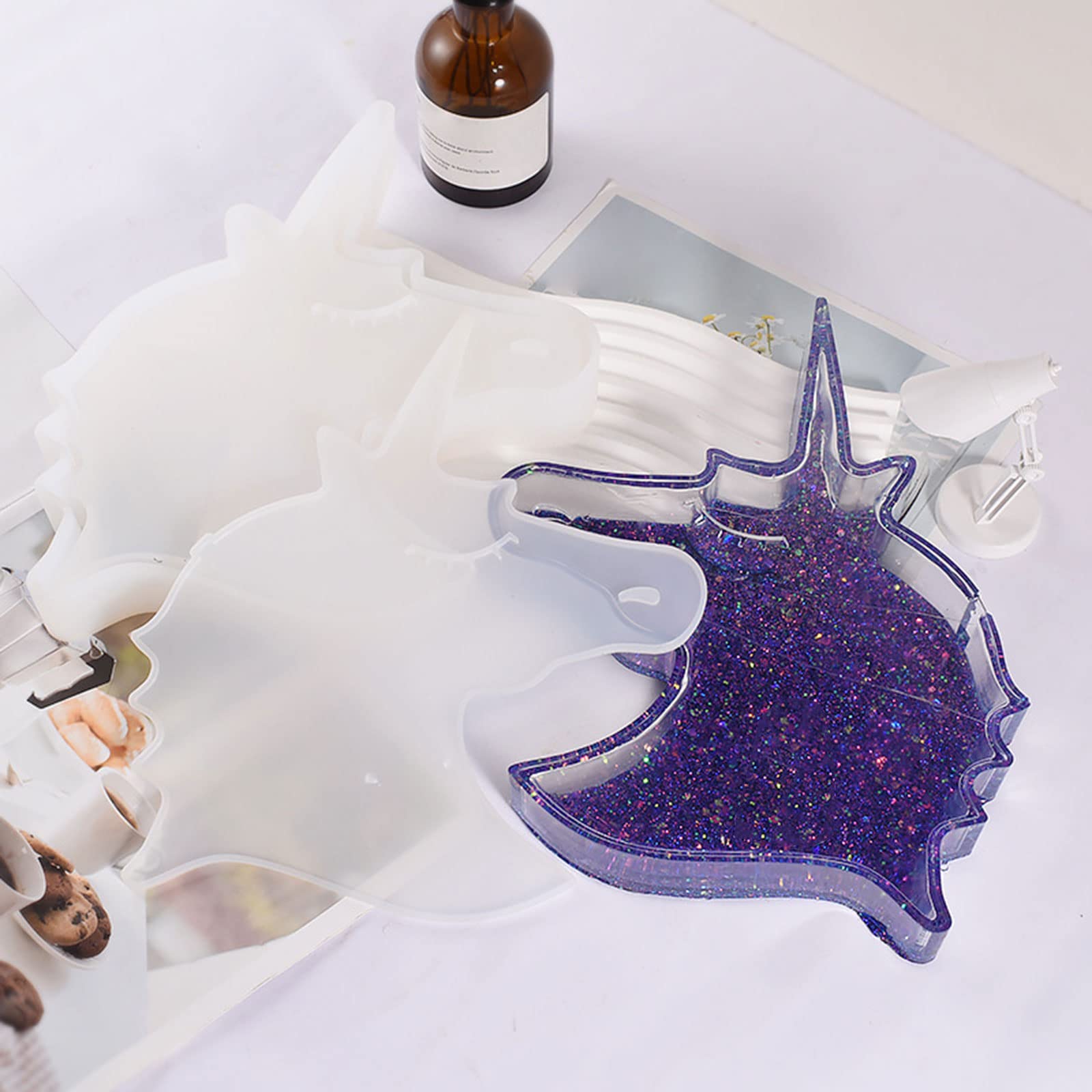 Amazon.co.jp: ピギーシリコーンカビのテーブル装飾金型コインストレージボックス樹脂型プラスターを作るツールを簡単にきれいにする : ホビー