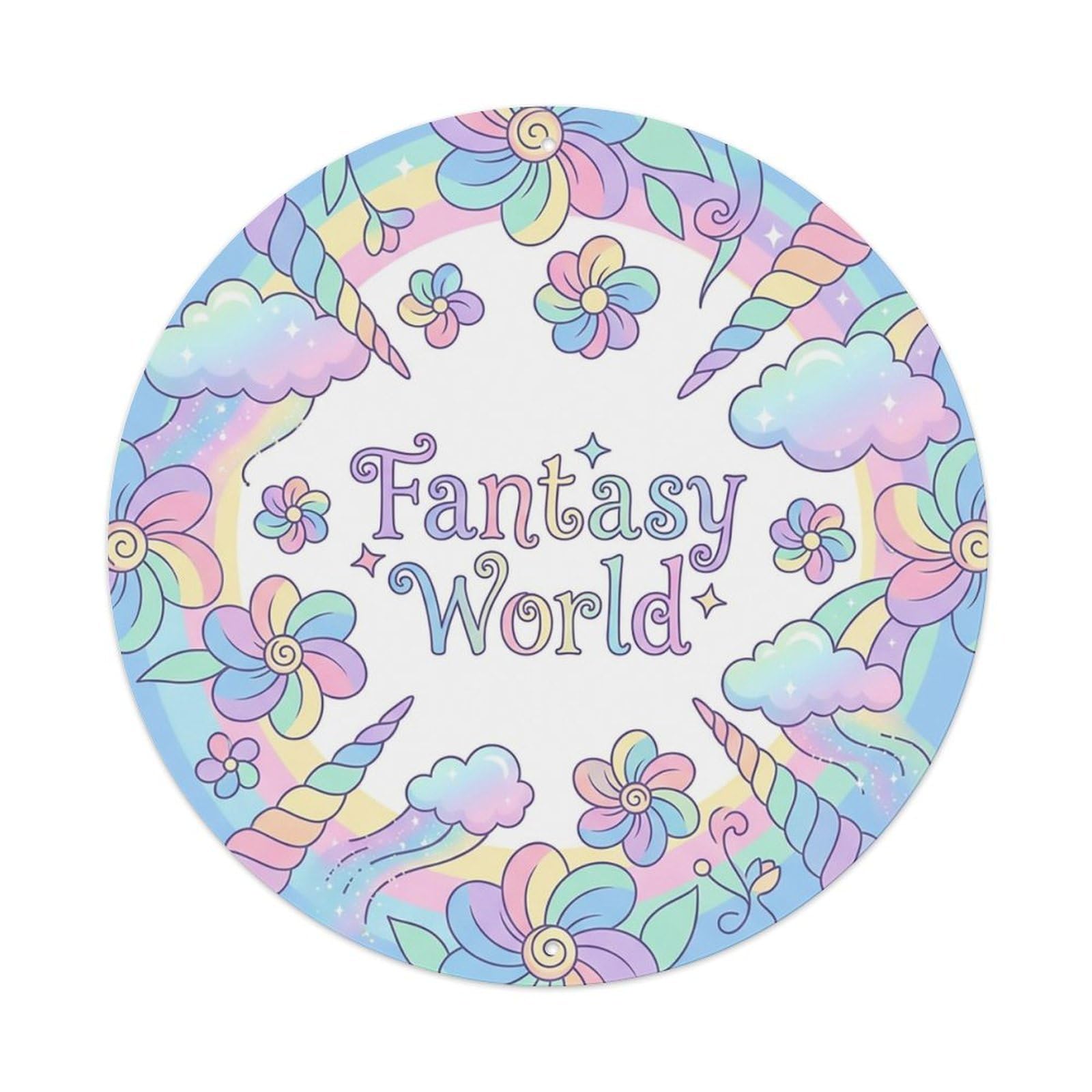 Whimsical She Shed Floral Fantasy World Metal Tin Sign