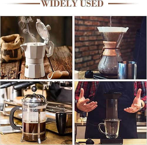 Miniatura 6 de 400 filtros de café percolador, filtro de cafetera percoladora, filtro de café de disco para percoladores, 3.75 pulgadas, sin lejía, para máquina de