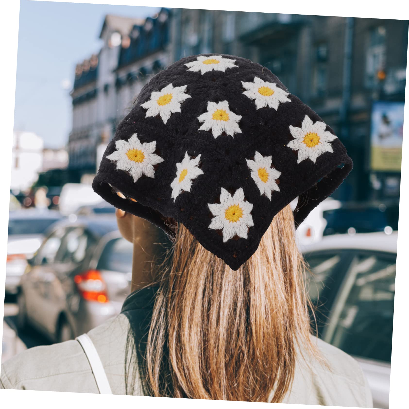 FOMIYES 4 Pz per fasce elastiche sciarpa di chiffon per le donne uncinetti uncinetto turbante per donna fasce per bandana da donna Piccolo e fresco cinghia Mancare