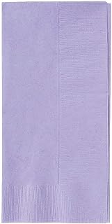 Fun Express - Lavender Dinner Napkin (50pc) - Party Supplies - Solid Tableware - Solid Napkins - 50 Pieces