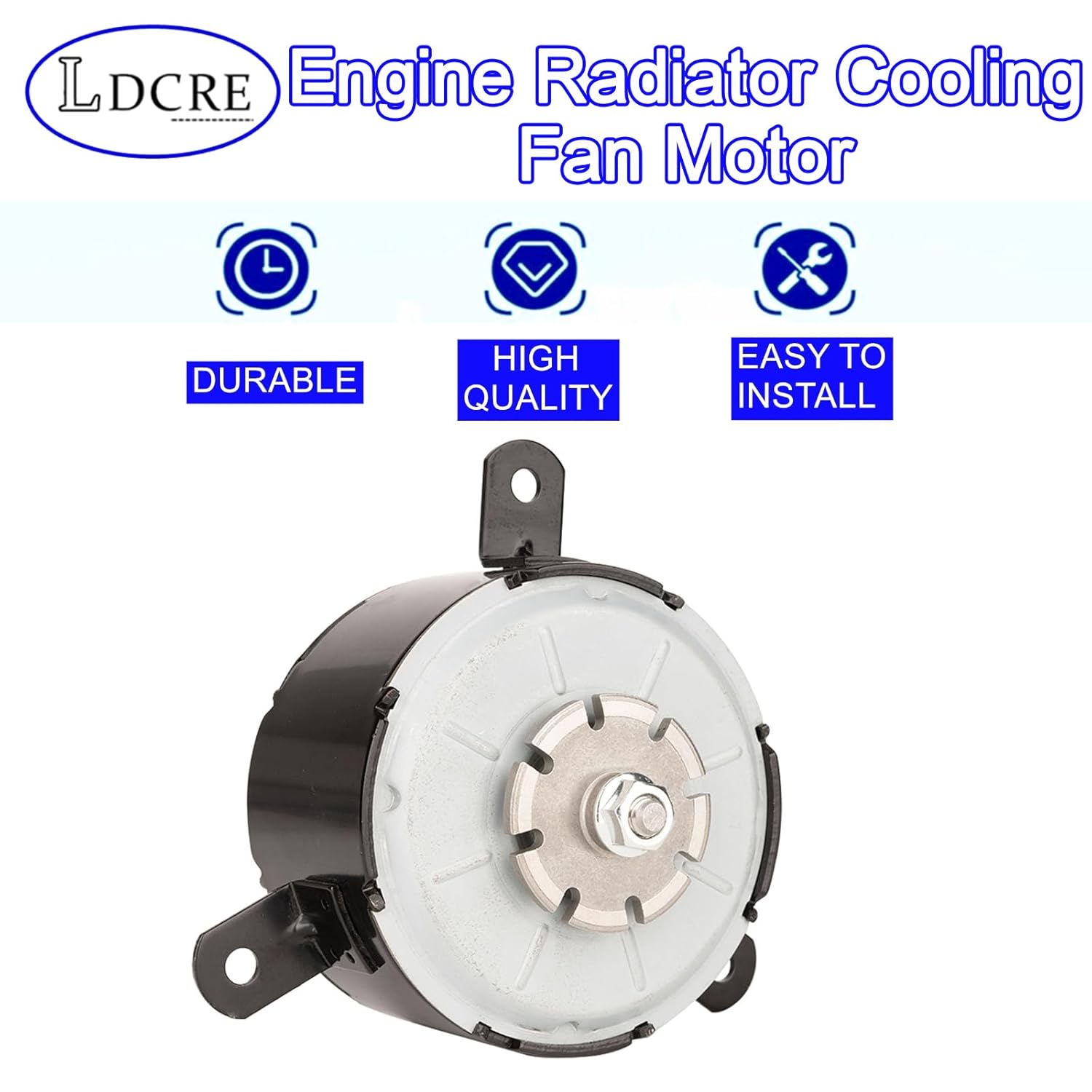 Engine Radiator Cooling Fan Motor Replacement for 2008-2009 Pontiac G8 & 2011 Chevy Caprice, OEM Fit 92191945 Engine Cooling Fan Assembly