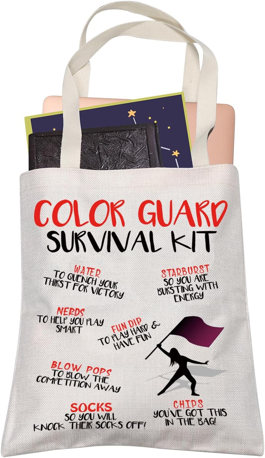 LEVLO Color Guard Tote Bag Color Guard Survival Kit Color