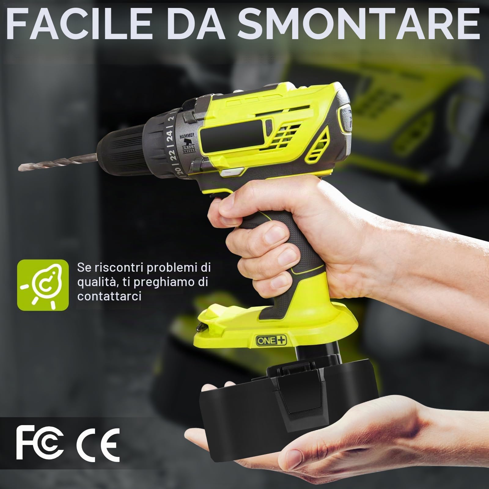2 x Batteria per Ryobi, ASUNCELL 18V 5.0Ah P108 Batteria di Ricambio Agli Ioni di Litio per Ryobi ONE Plus 18V RB18L50 RB18L40 RB18L25 BPL-1815 BPL-1820G BPL18151 BPL1820 P104 P105 P107