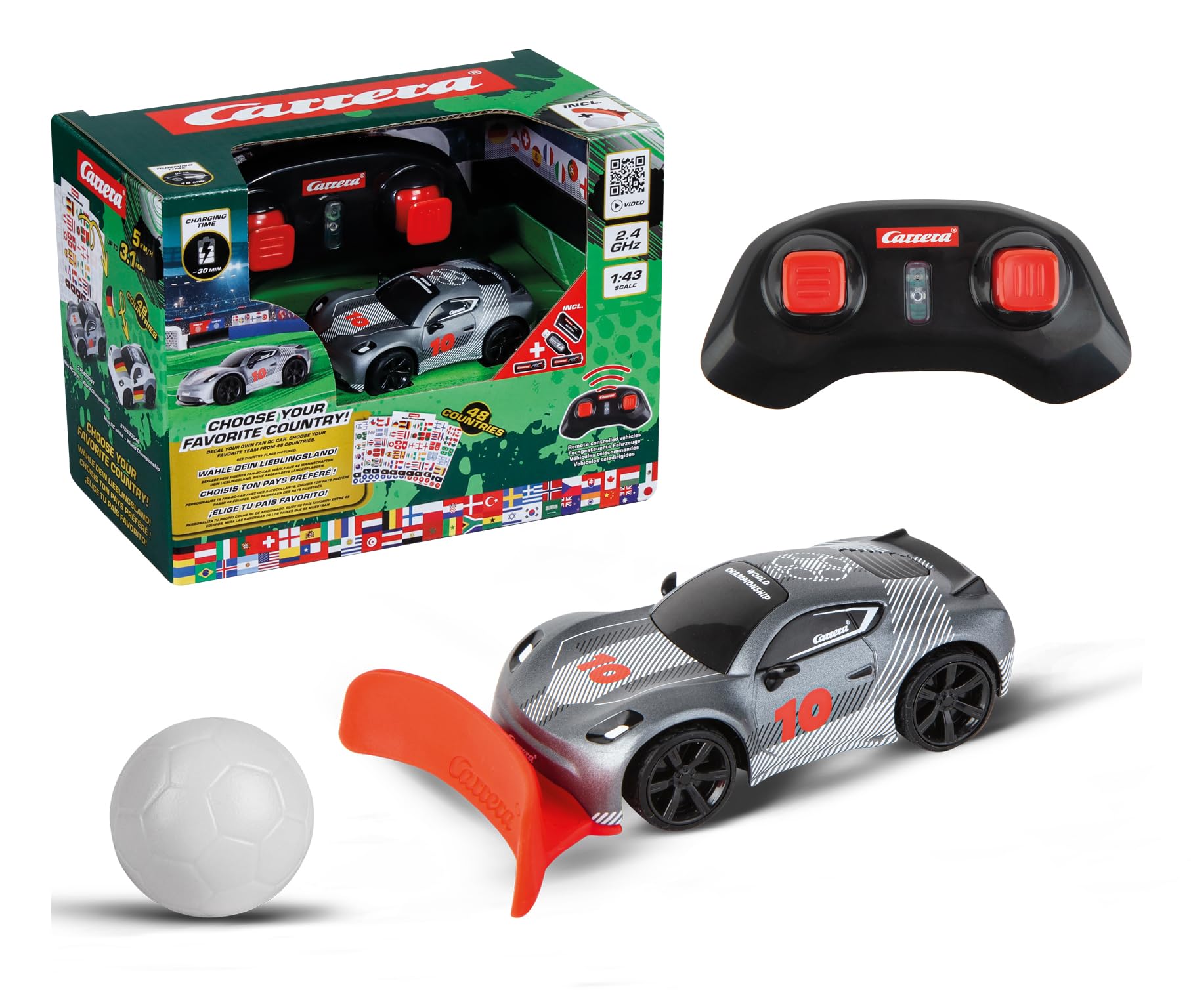 Carrera 2,4GHz Mini RC Grey - World Championship