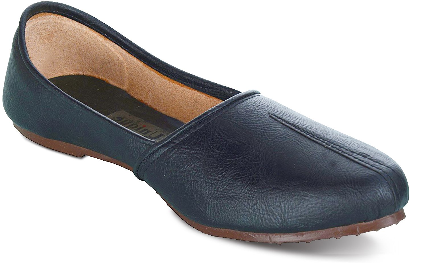 Unique Craft Mens Black Leather Juttis - 6 UK Juttis Mojaris & Casual Loafers Shoes (B072N316FF) Amazon Price History, Amazon Price Tracker