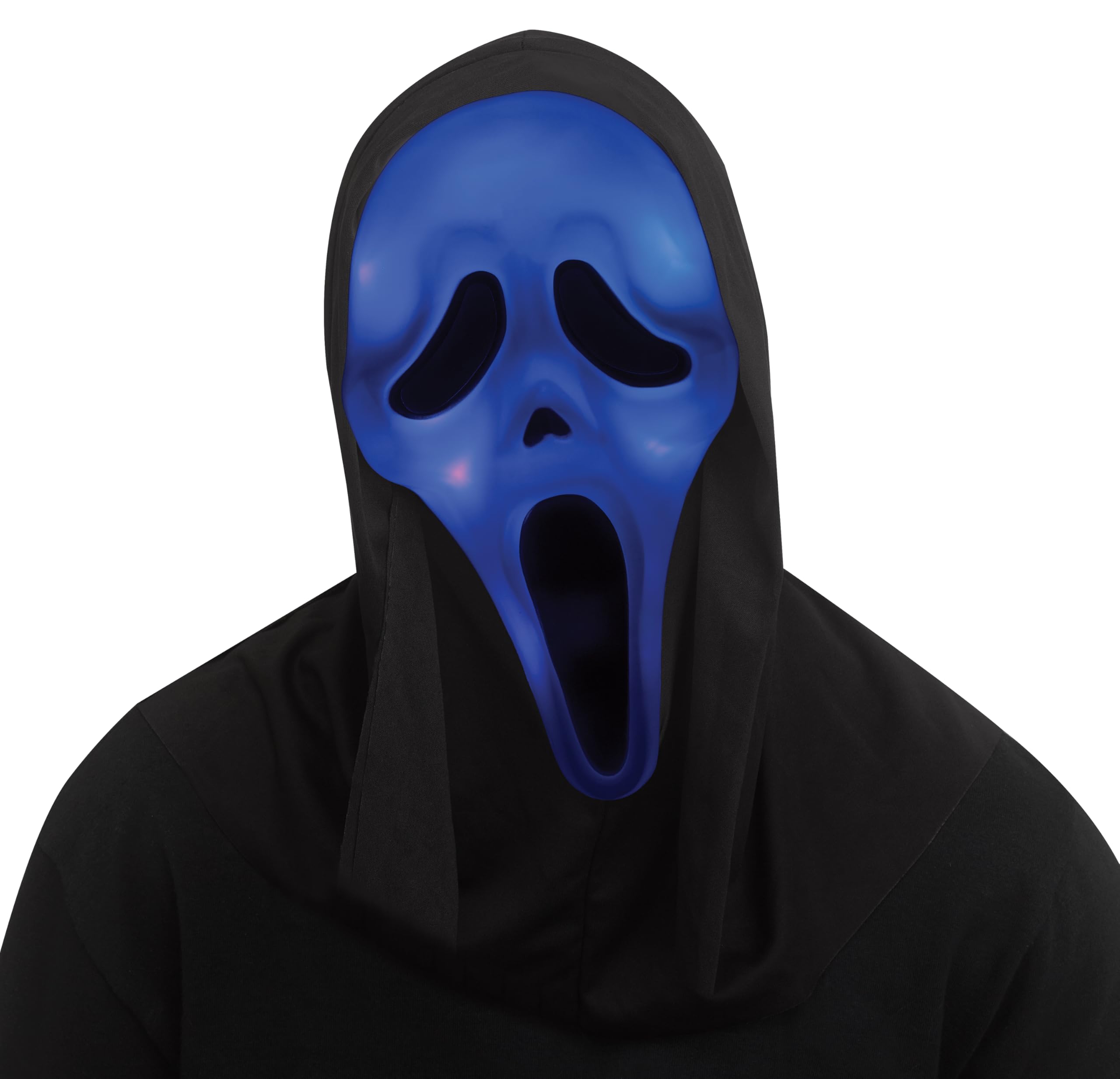 Fun World Ghost Face Color Change Mask Costume Accessory, Multi