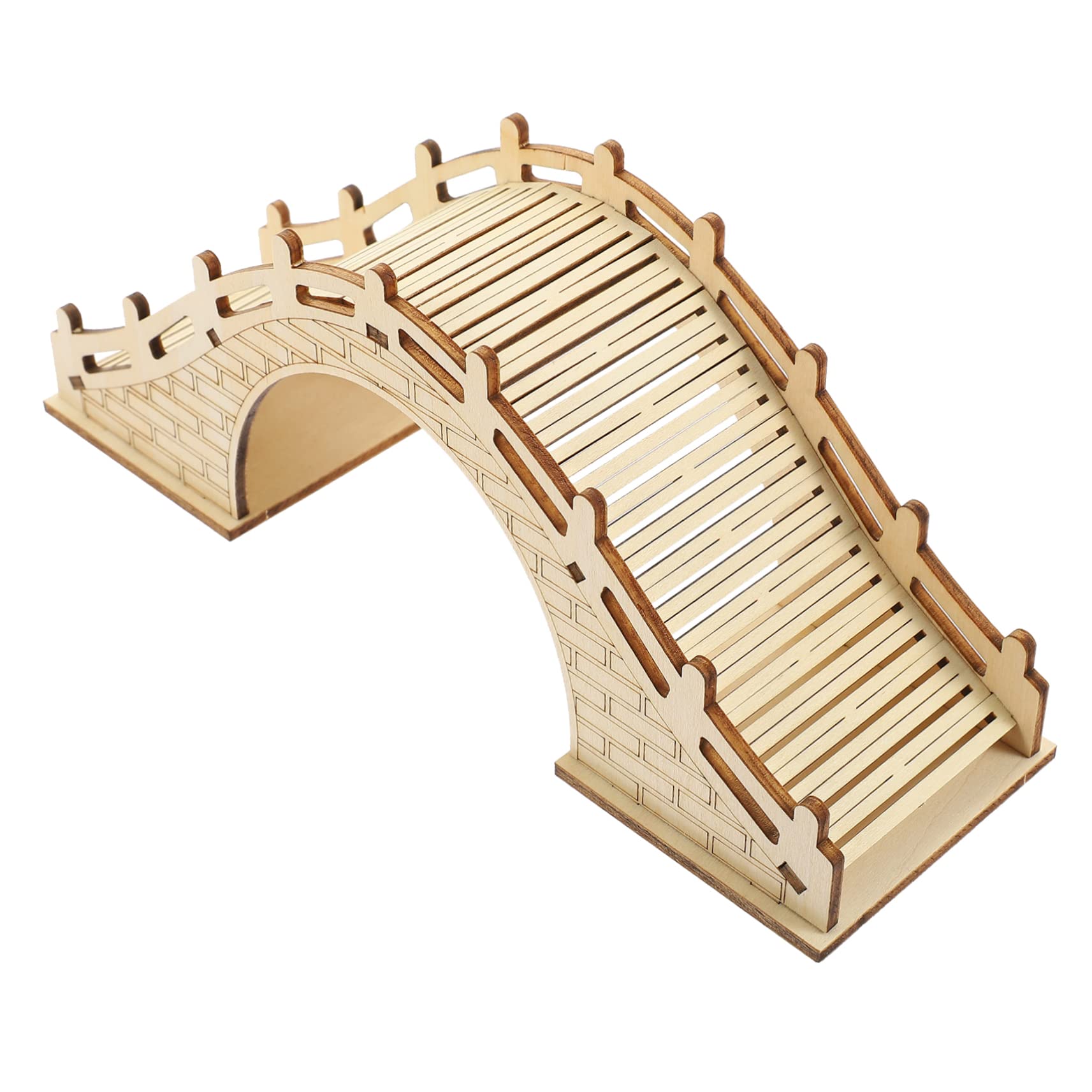 STAHAD 1 Set DIY arch bridge toy fine motor skills toy arch bridge model construction building toys desktop bridge toy wooden toys kids puzzle wooden arch bridge toy 3d blocks manual