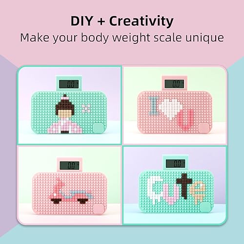 Miniatura 4 de Venugopalan Mini báscula personal para viajes, báscula de viaje para peso corporal, pequeña báscula digital portátil de peso corporal de baño,