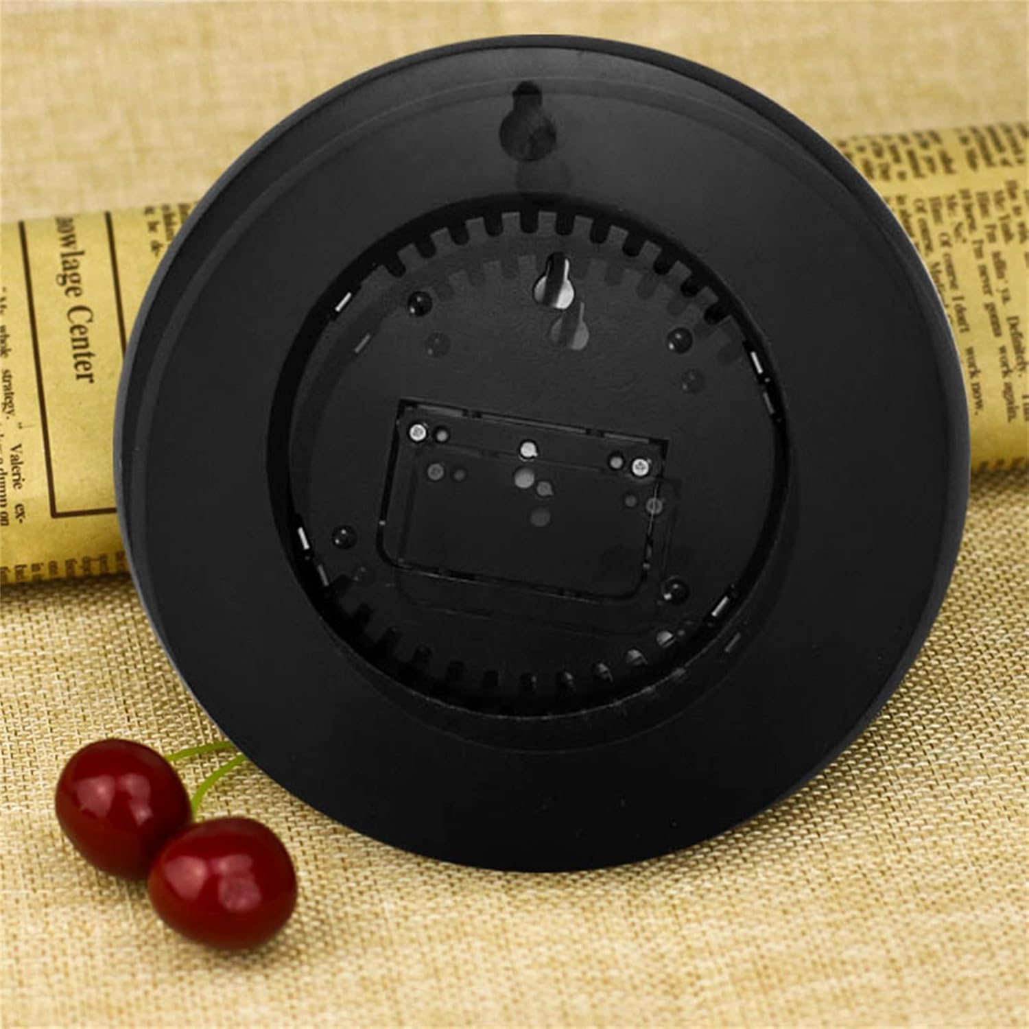 Hygrometer Thermometer Weather Forecast Wall Mounted Barometer Clock Meter Thermometer Hygrometer For Home Wall Barometer Thermometer Hygrometer Weather Forecast Pressure Gauge Temperature Wall