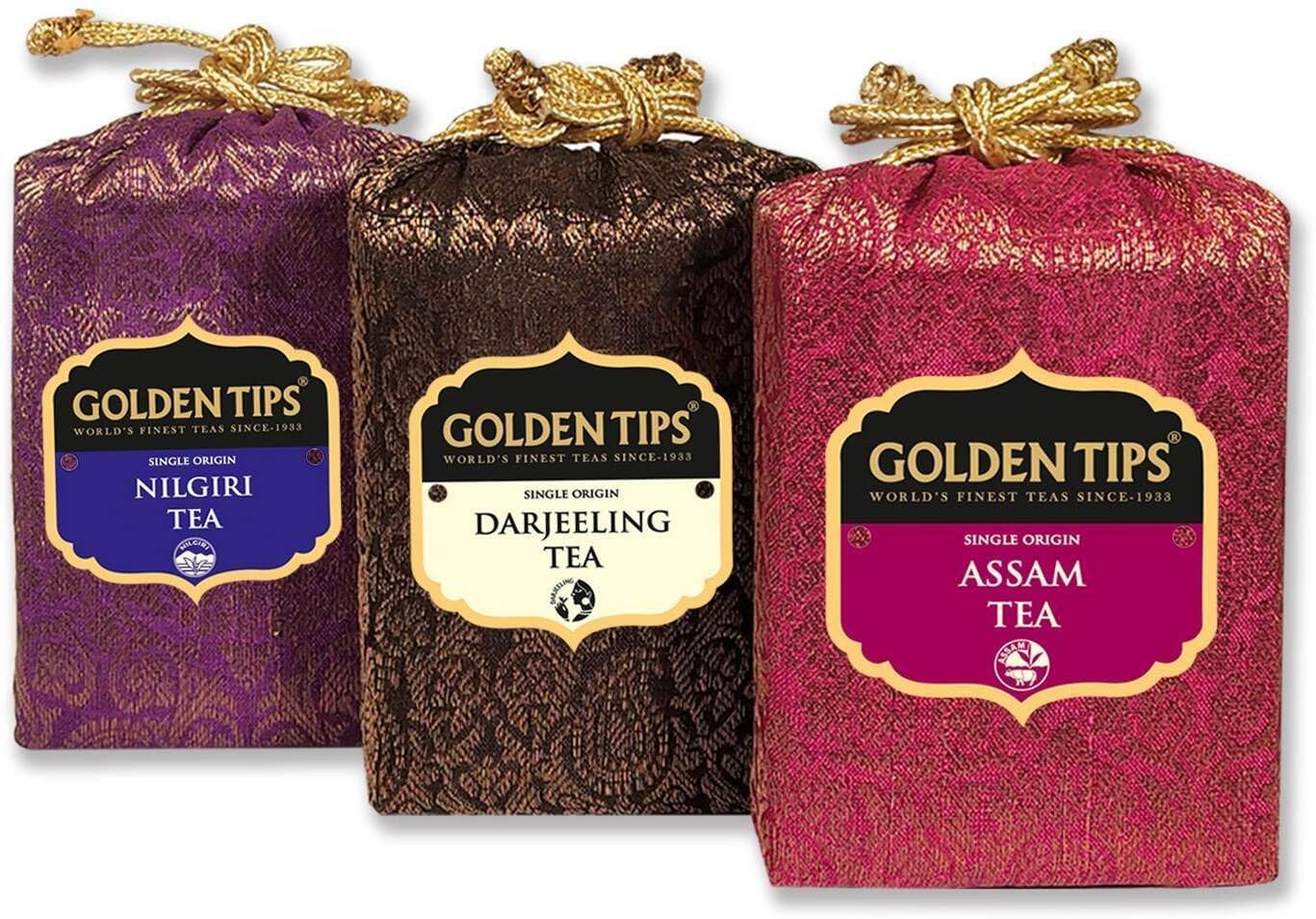 See full amazon price history chart for Golden Tips Black Tea, 3-in-1 Darjeeling, Nilgiri & Assam Brocade Bags|Best for Gifting, Filled with Nice Taste and Aroma, 3 X 50 Gram Golden Tips Black Tea, 3-in-1 Darjeeling, Nilgiri & Assam Brocade Bags|Best for Gifting, Filled with Nice Taste and Aroma, 3 X 50 Gram (B01E937NRG) Amazon Price History, Amazon Price Tracker