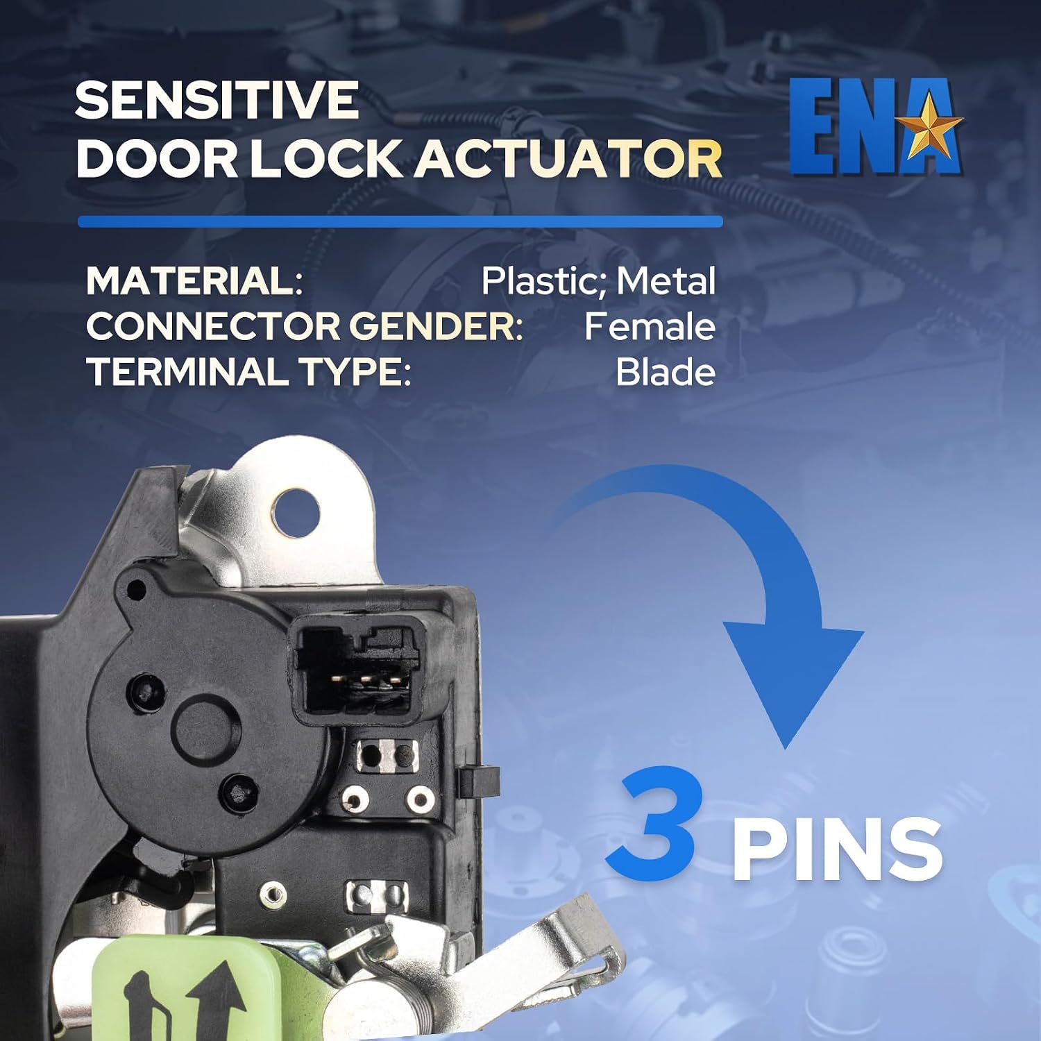 ENA Power Door Lid Lock Latch Actuator Assembly Rear Liftgate Trunk Compatible with Kia Optima 2011 2012 2013 2014 2015 Replacement for 81230-2T001 812302T001 812302T000 81230-2T000