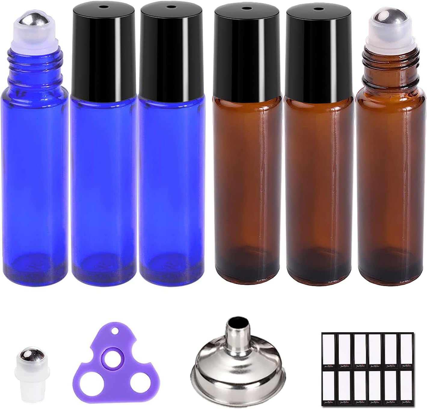 PrettyCare Essential Oil Roller Bottles