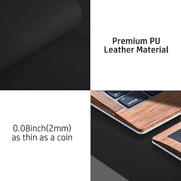 Leather Desk Pad& Monitor Stand