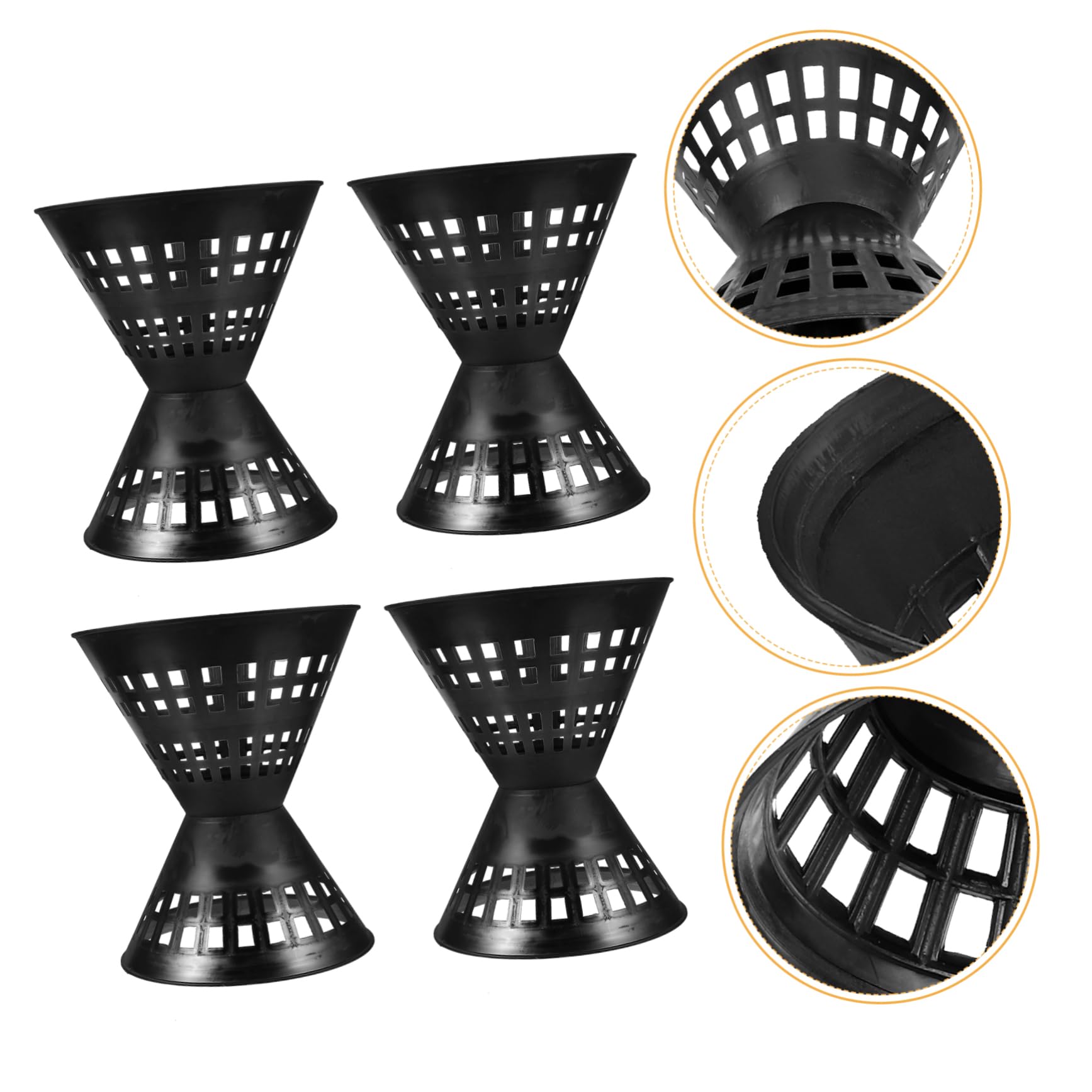 5pièces Sac de Plastique pour Bouquets de Fleurs Outil de Fixation pour Bouquets Matériel Emballage pour Support pour Compositions Botaniques Moyenne Noir