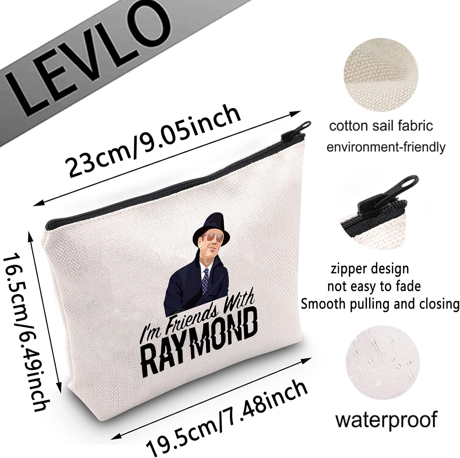 LEVLO The Blacklist TV Show Cosmetic Make Up Bag The Blacklist Fans