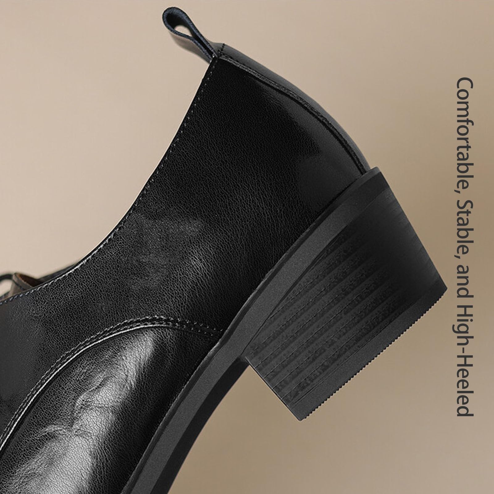 Scarpe da Donna Oxford Eleganti Allacciate Mary Jane Antiscivolo