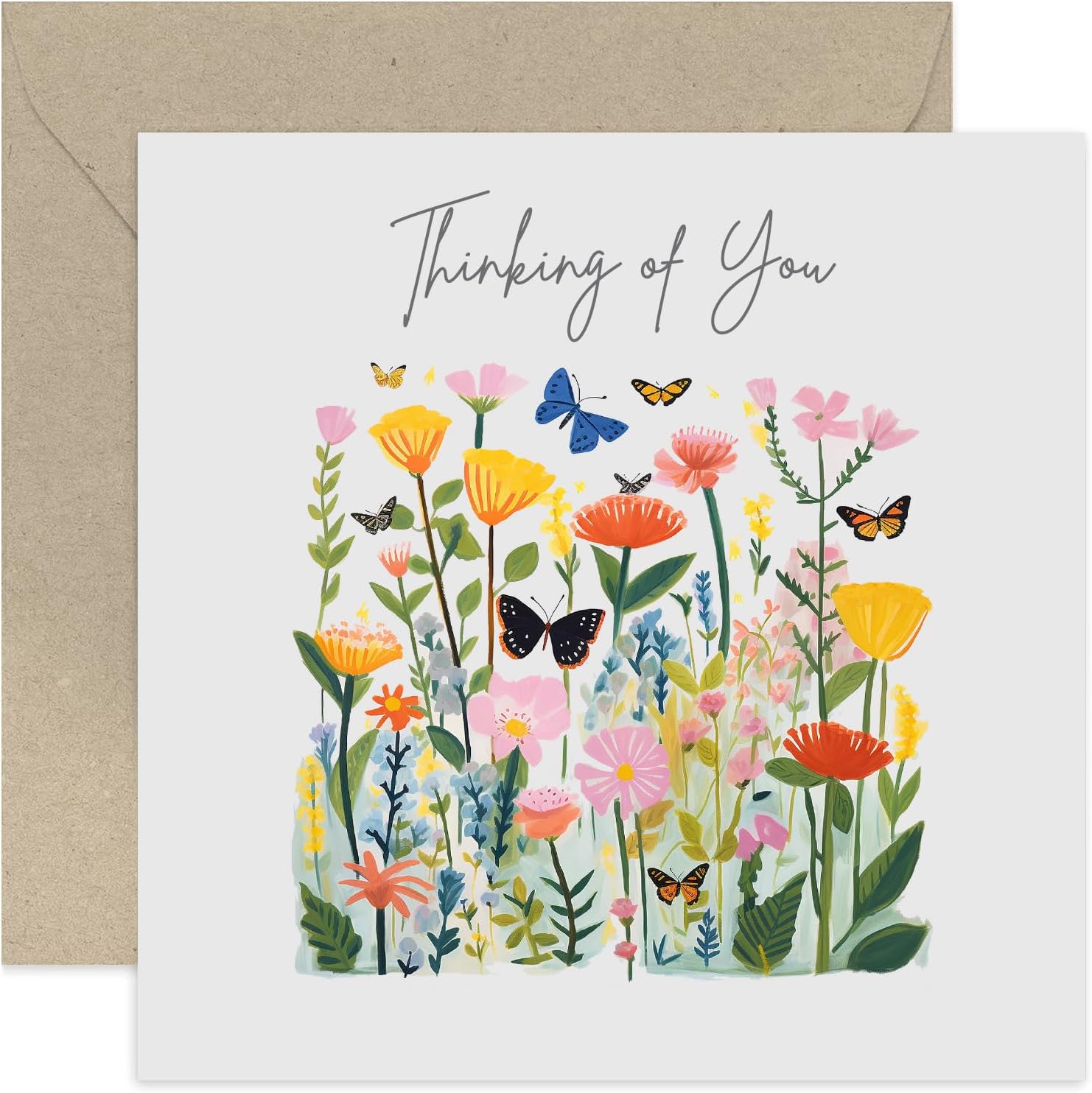 Sassy Birthday Card | Happy Birthday Beeotch | Bee Pun Greeting Card Blank Inside With Kraft Envelope - View #7