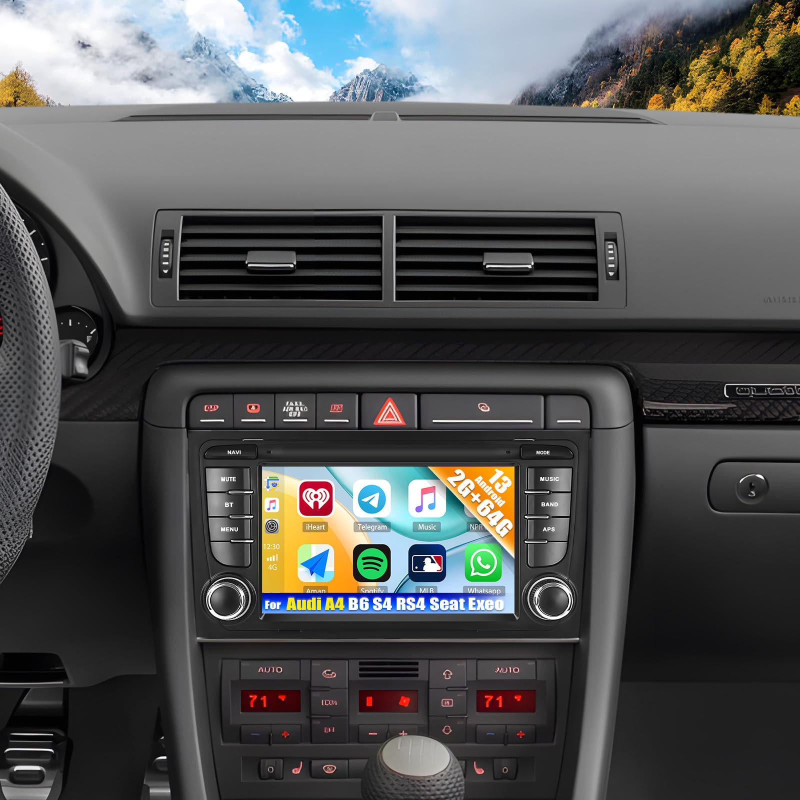 Camecho Propose Un Autoradio Android 13 Avec CarPlay Pour La Ford Fiesta