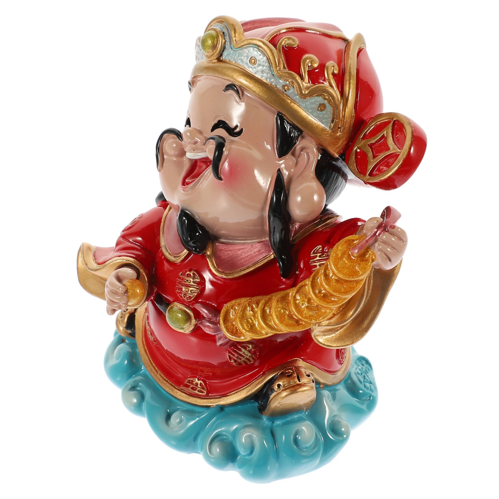 Statue de richesse et fortune pour décoration de table et bureau