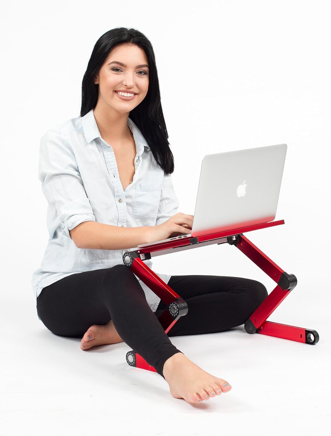 Prоmо Dіѕсоunt Uр Tо 70% оƒƒ Executive Office Solutions Portable Adjustable Aluminum Laptop Desk/Stand/Table Vented Notebook-MacBook-Ultra Light Weight Ergonomic TV Bed Large Lap Tray Stand Up/Sitting-Red (EOS-4) Flаѕh Dеаlѕ - 70% оƒƒ Executive Office Solutions Portable Adjustable Aluminum Laptop Desk/Stand/Table Vented Notebook-MacBook-Ultra Light Weight Ergonomic TV Bed Large Lap Tray Stand Up/Sitting-Red (EOS-4)
