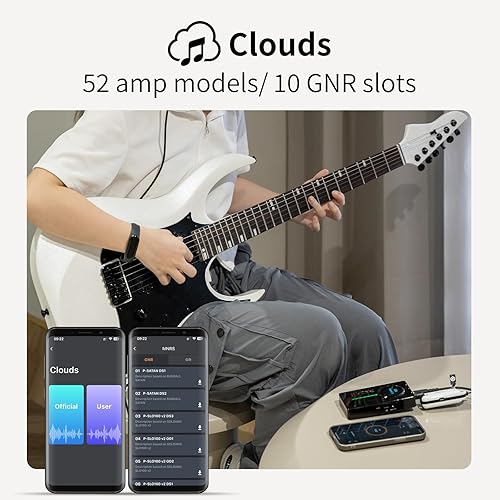 Miniatura 6 de MOOER Procesador de pedal multiefectos P2 con controlador de pedal inalámbrico F4