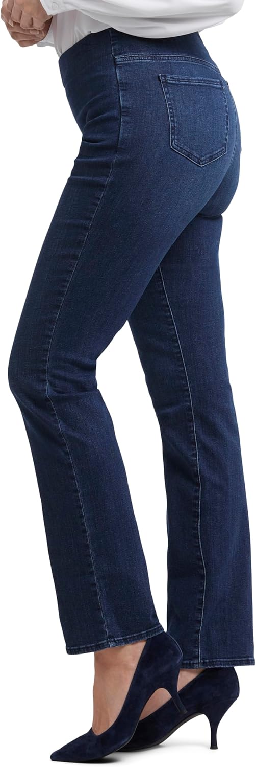 NYDJ Women's Pull-On Marilyn Straight Jeans - Effortless Comfort and Style, Women's Denim Straight Jeans for Daily Wear - Image 7