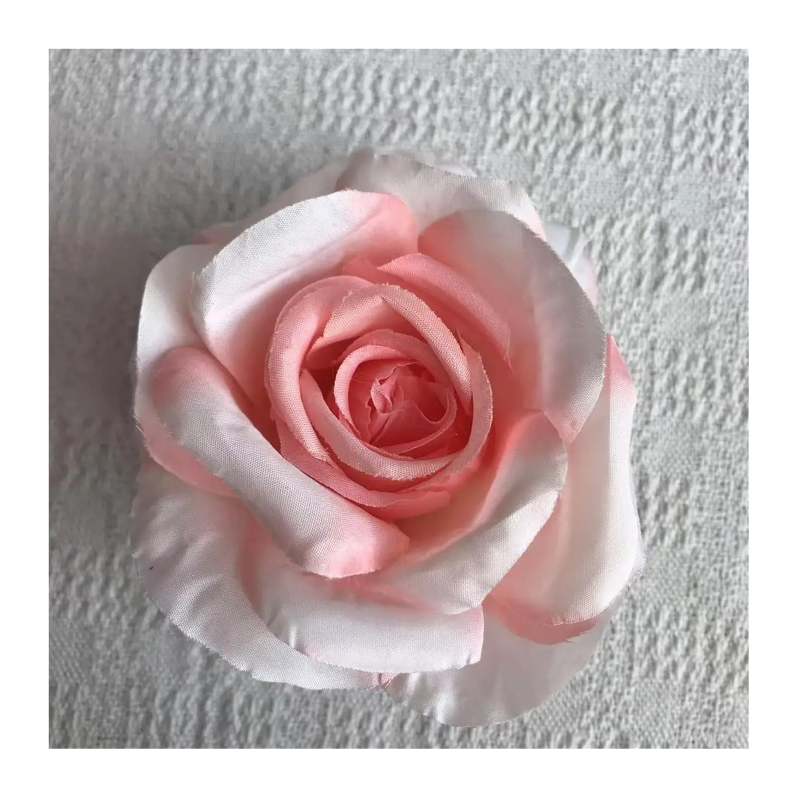 CVEVSFG Simulation Rose Flower Head 11cm DIY Handmade Handicrafts Garland Decoration Hairpin Drama Headdress Fake(3 color)
