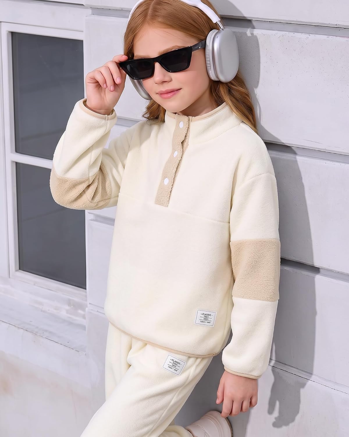 Girls Clothes Toddler Color Block Little Sweatsuit Fall Winter kid Outfits