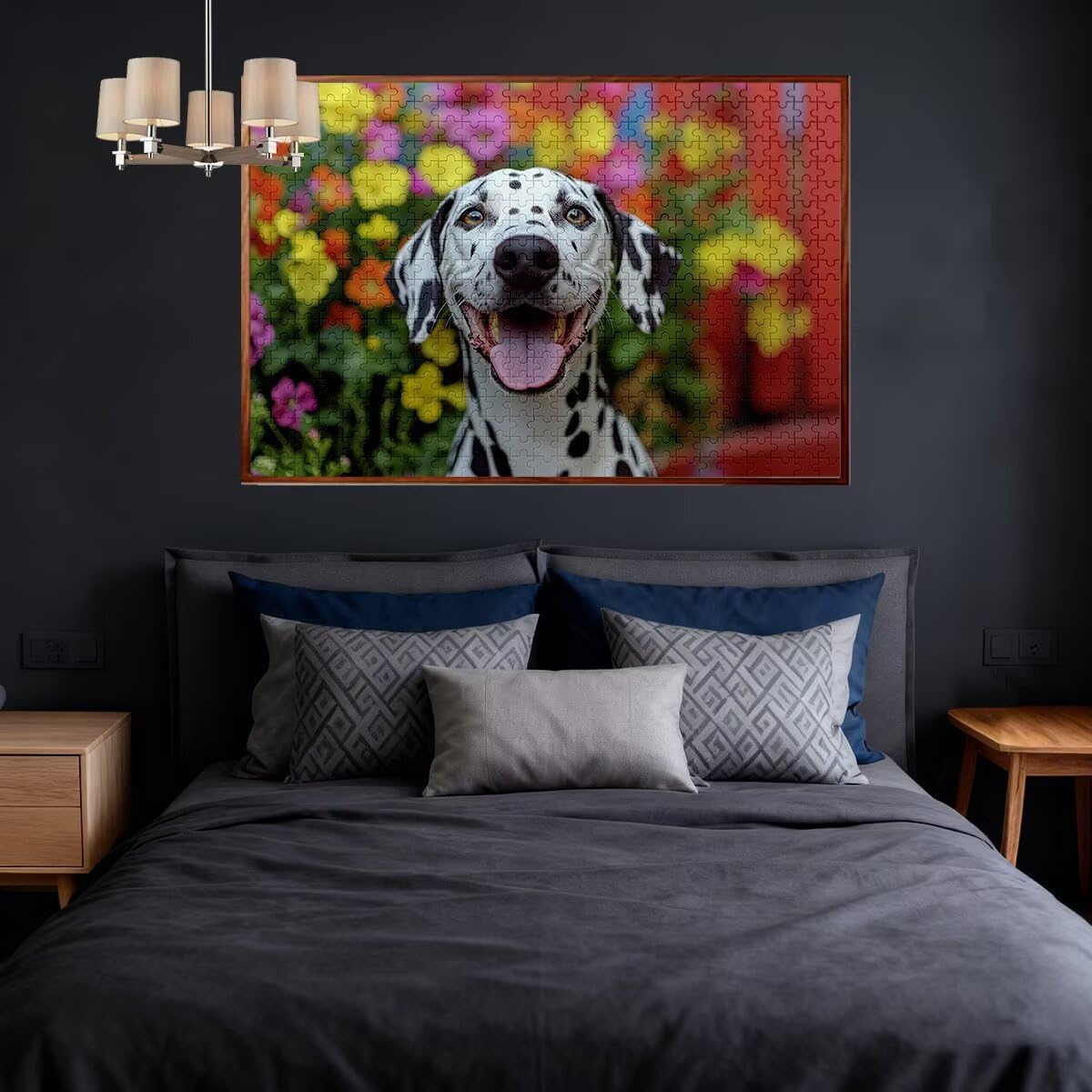 Puzzle 5000 sztuk pies puzzle zwierzęta wymiary 156 x 105 cm puzzle dla dorosłych kreatywna rozrywka, śmieszne klasyczne puzzle zabawki edukacyjne oryginalne prezenty dla kobiet C-51