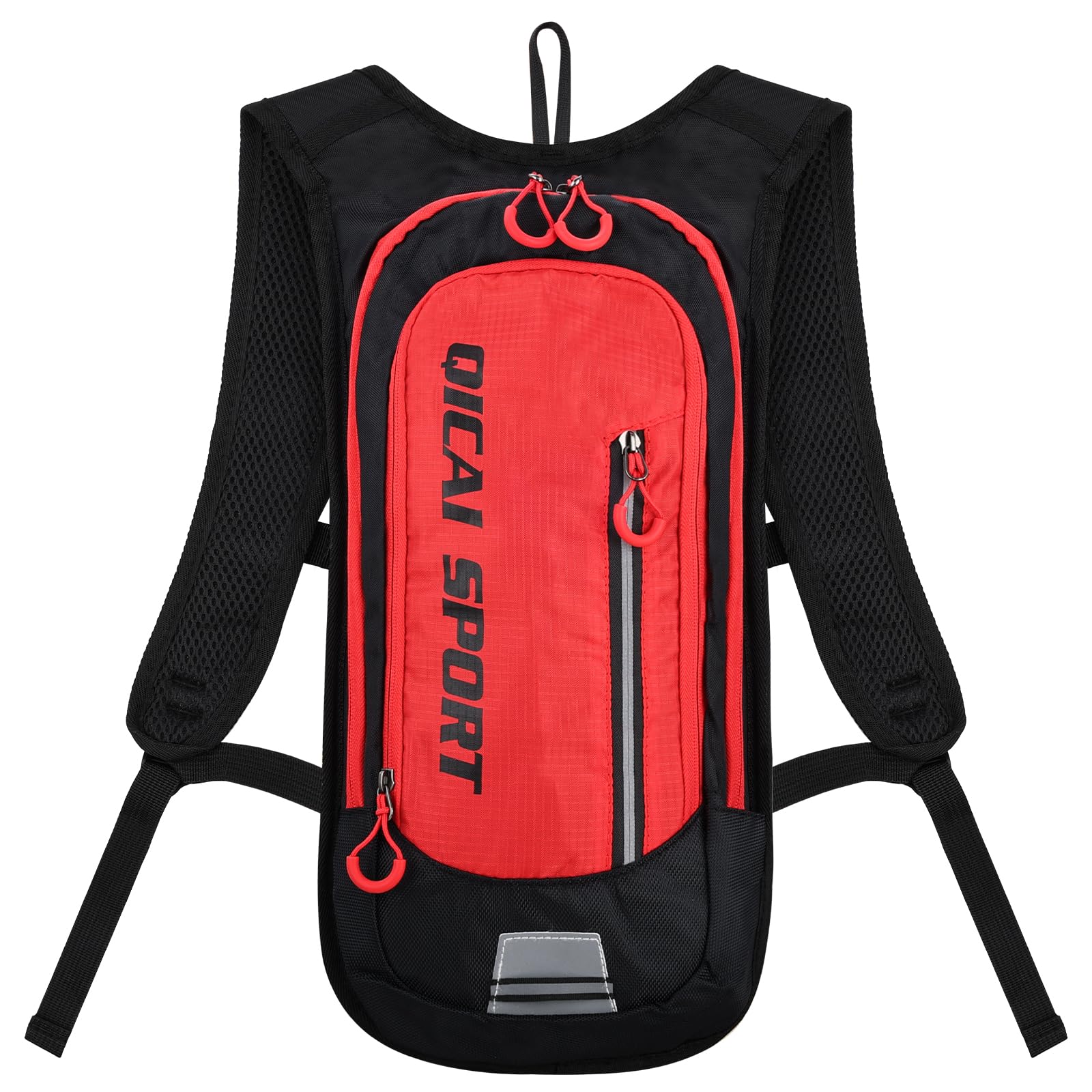 Zaino da ciclismo ultraleggero da uomo, 10 l, piccolo zaino per mountain bike, MTB, zaino da trekking, per ciclismo, sci, corsa, rosso