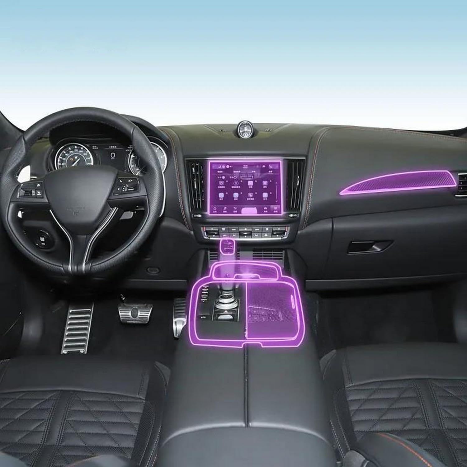 Film de protection en TPU pour Maserati Levante 2016-2023