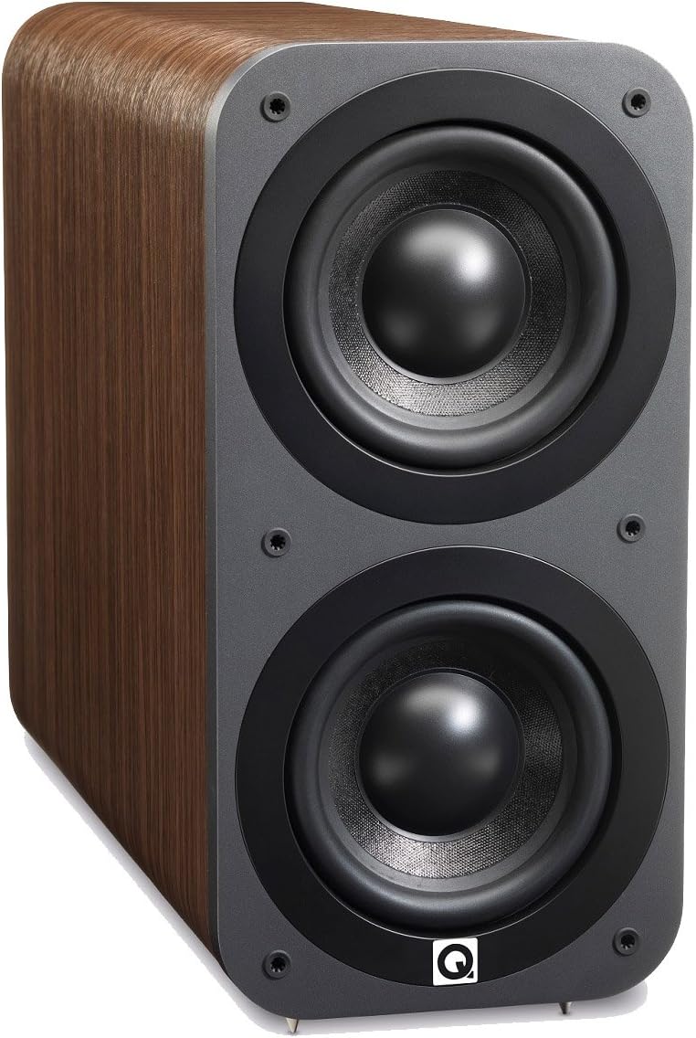 Q ACOUSTICS QA3072 Subwoofer for All Devices Colour: Hazelnut.