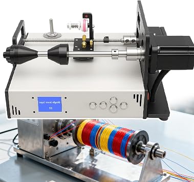 Automatic Coil Winding Machine/Industrial Winding Machine/Digital Control Coil Winder-120-900 RPM Coil Winder Machine, LCD Screen Display, Adjustable Speed Winding Tools